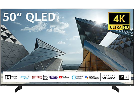 TOSHIBA 50QL5D63DAY QLED TV (Flat, 50 Zoll / 126 cm, UHD 4K, SMART TV) TOSHIBA 50QL5D63DAY QLED TV (Flat, 50 Zoll / 126 cm, UHD 4K, SMART TV)
